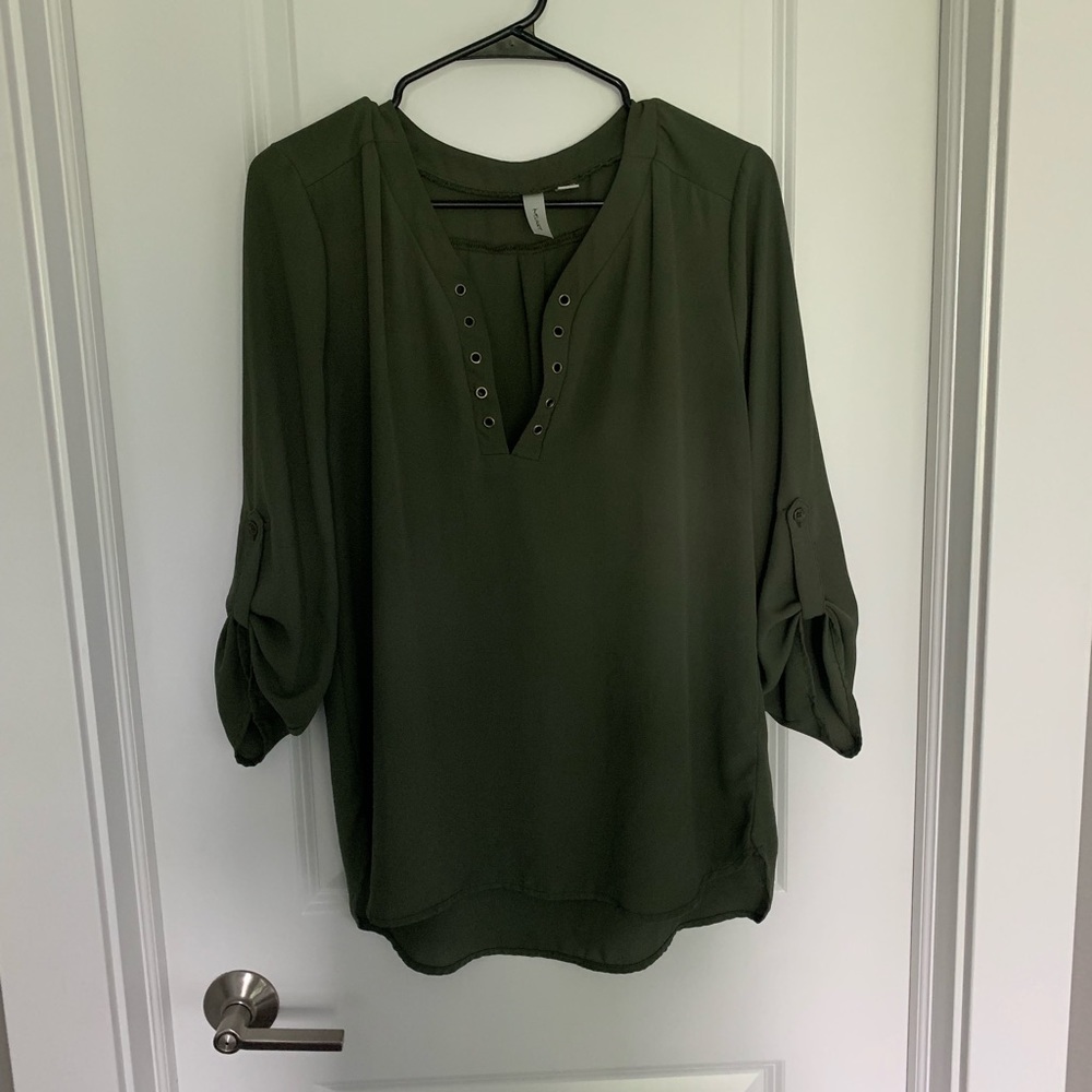 Olive green tunic
